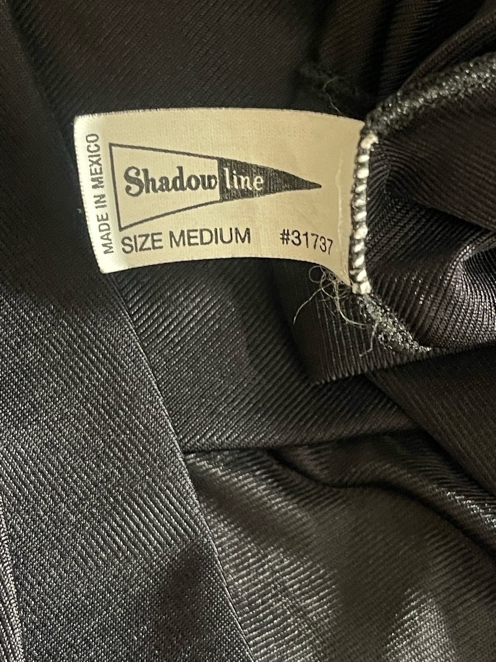 Shadow line Maxi Chemise Nightgown Lingerie Slip Gown Medium Sleepwear Black - Picture 6 of 7